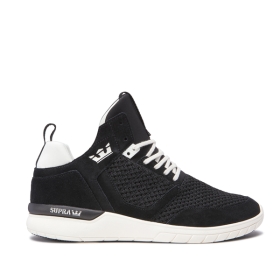 Tenis Altos Supra METHOD Hombre Negras/Blancas (MX-18382)